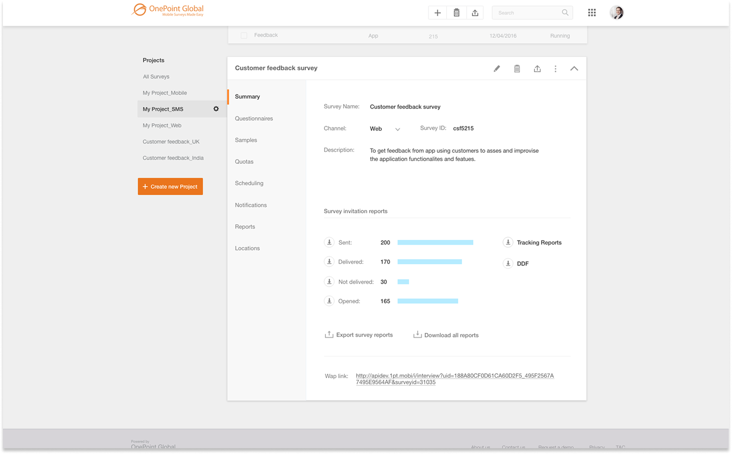 Visual Designs screen