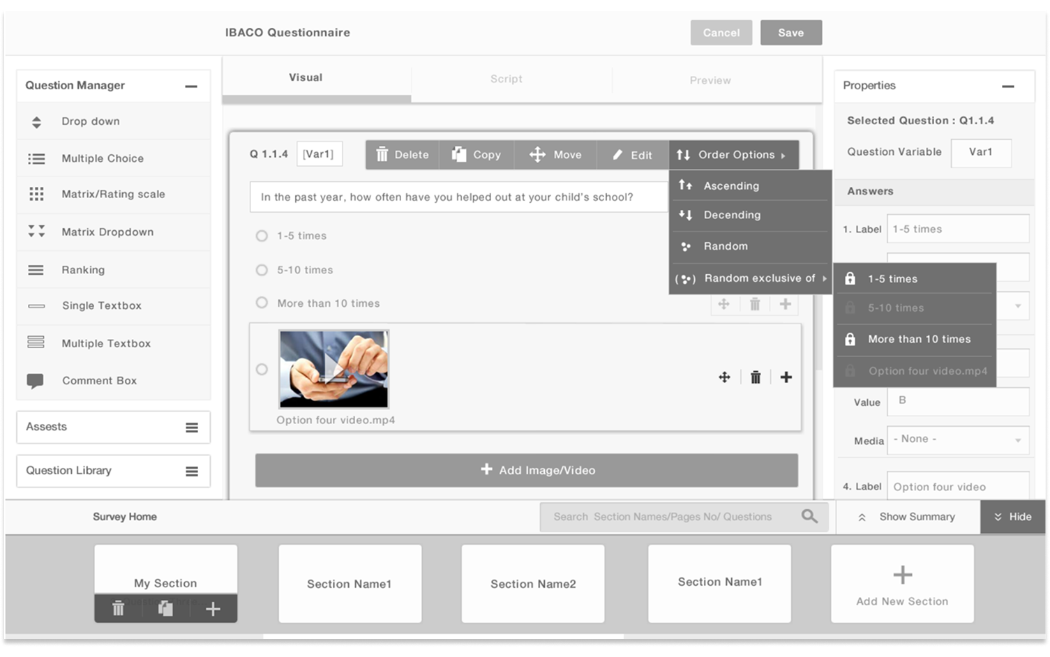 Wireframes screen